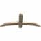 Ekena Millwork Bellingham Rough Sawn Timber Gable Bracket, Douglas Fir, 48"W x 20"H x 2"D x 4"F, 10/12 Pitch GBW048X20X0204BEL00RDF - alternate 4